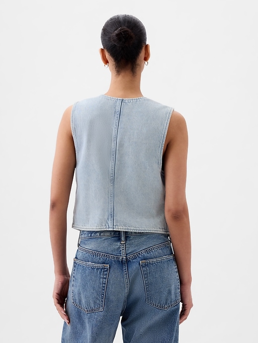 Image number 2 showing, Denim Vest