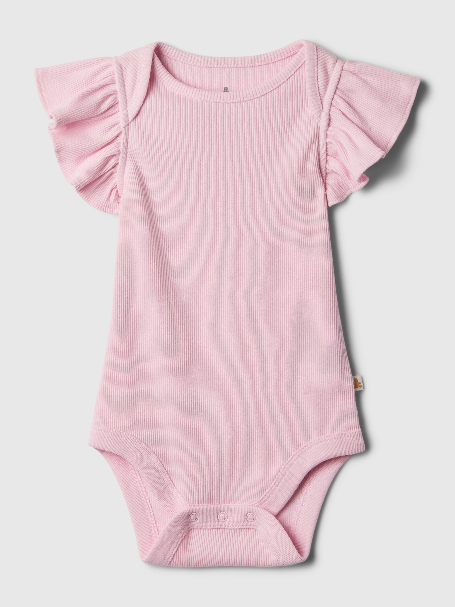 Gap Baby Mix And Match Ruffle Bodysuit In Light Peony Pink