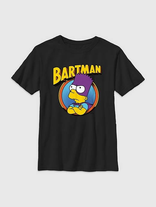 Image number 1 showing, Kids Bart Simpson Bartman Graphic Tee