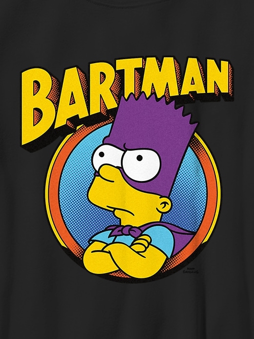 Image number 2 showing, Kids Bart Simpson Bartman Graphic Tee
