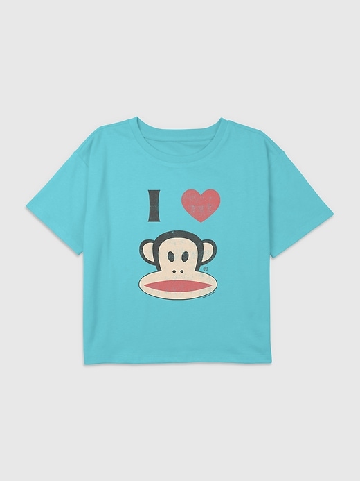 Image number 1 showing, Kids I Heart Paul Frank Graphic Boxy Crop Tee
