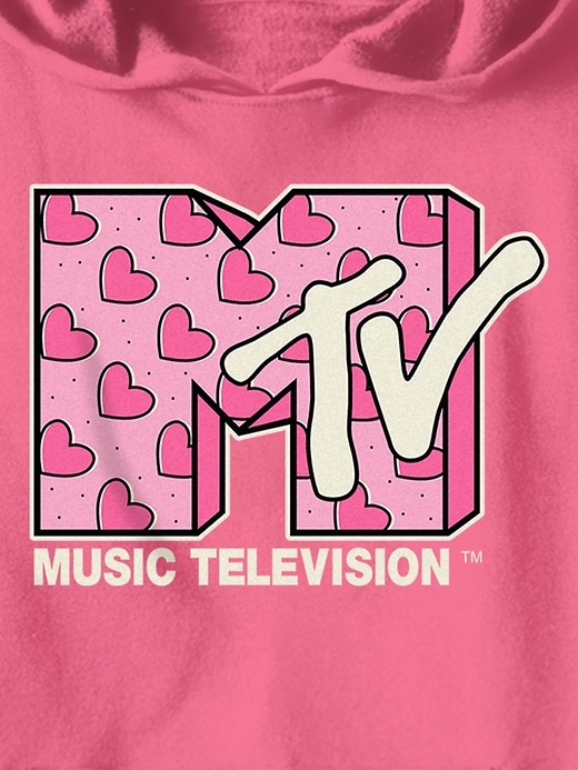 Image number 2 showing, Kids MTV Heart Graphic Hooded Sweatshirt