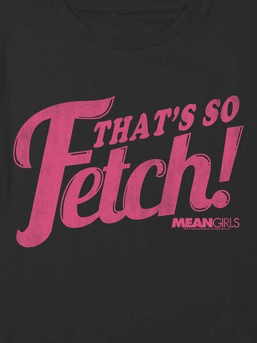 Image number 2 showing, Kids Mean Girls Thats So Fetch Graphic Boxy Crop Tee