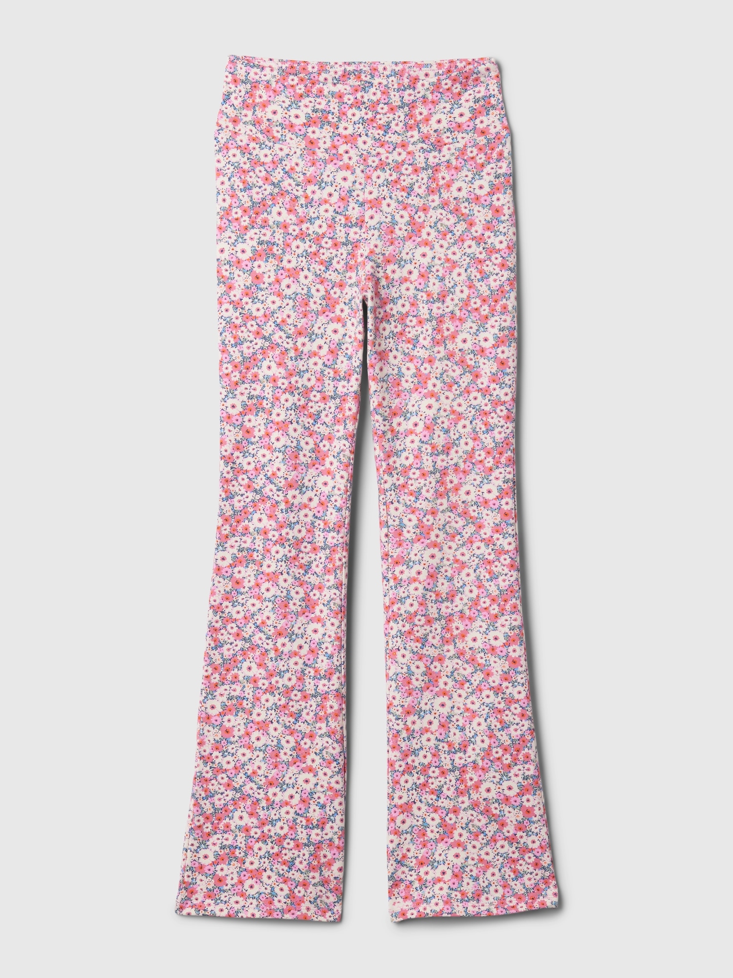 Flared Leggings - Pink/patterned - Ladies
