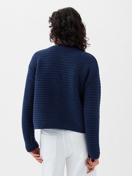 Image number 2 showing, Textured Sweater Jacket