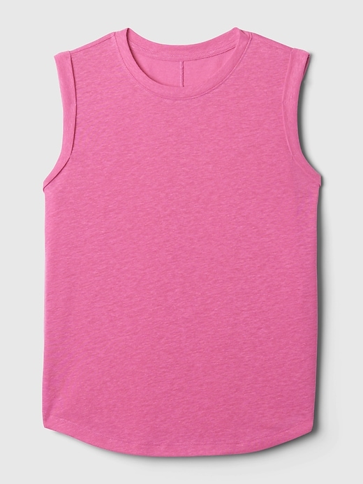 Image number 4 showing, Linen-Blend Tank Top