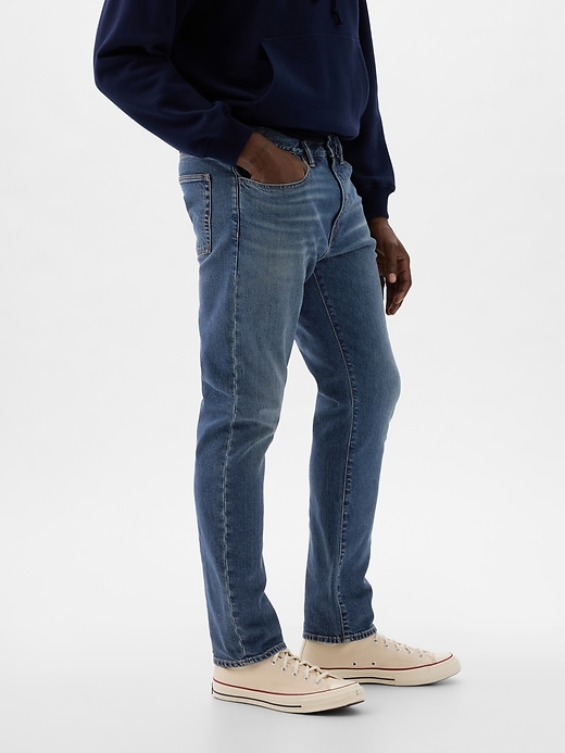 Image number 4 showing, Athletic Straight Jeans