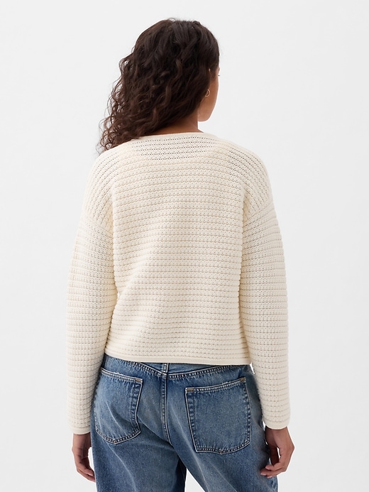 Image number 2 showing, Textured Sweater Jacket