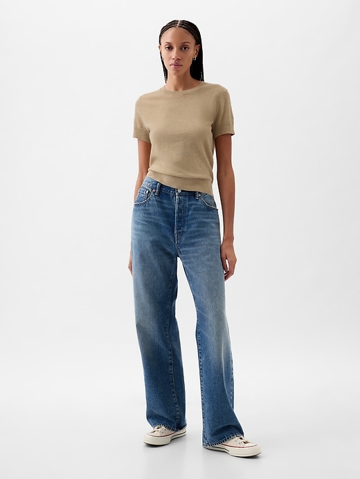 Image number 3 showing, Lightweight CashSoft Cropped Sweater