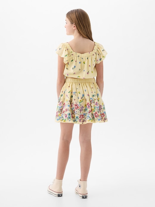 Image number 2 showing, Kids Linen-Cotton Skirt