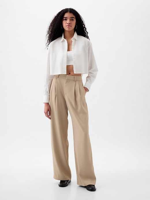 Image number 1 showing, 365 High Rise Pleated Trousers