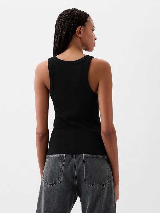 Image number 2 showing, Modern Rib Halter Tank Top