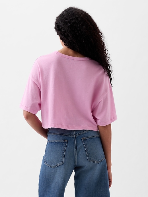 Image number 2 showing, Oversized Cropped T-Shirt