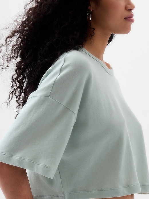 Image number 4 showing, Ultra-Cropped Oversized T-Shirt