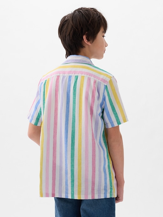 Image number 2 showing, Kids Linen-Cotton Shirt