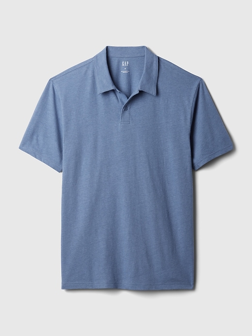 Image number 4 showing, Linen-Cotton Polo Shirt