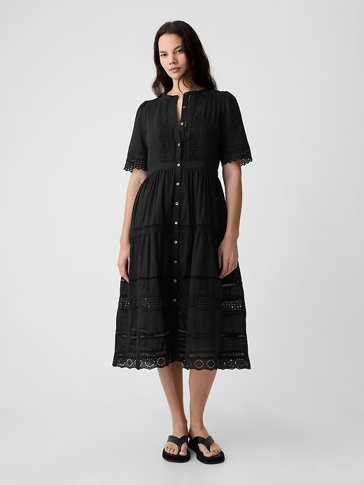 Image number 4 showing, Lace Midi Dress