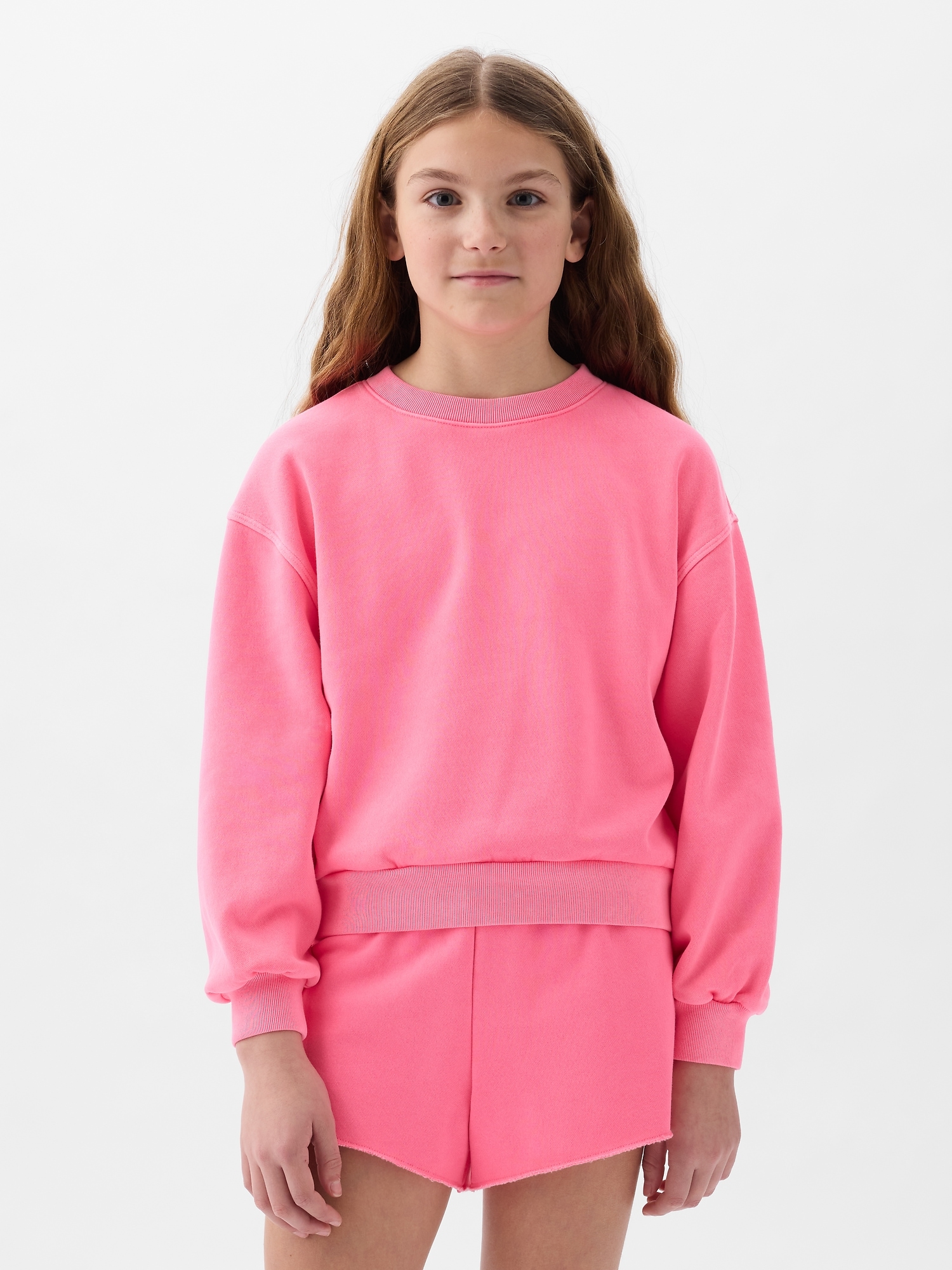 Gap Womens Sweatshirt Favorite Favori Round Neck Long Sleeve Blue Size –  Goodfair