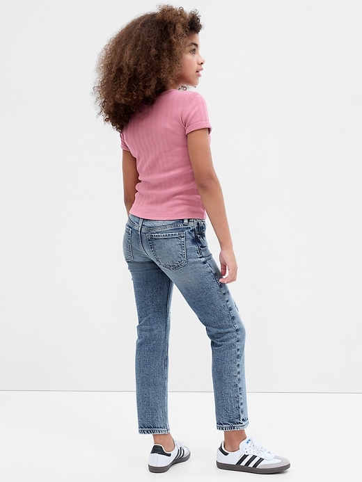 Image number 2 showing, Kids Mid Rise '90s Straight Jeans