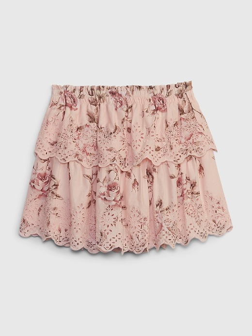 Image number 2 showing, Gap &#215 LoveShackFancy Kids Floral Flippy Skirt