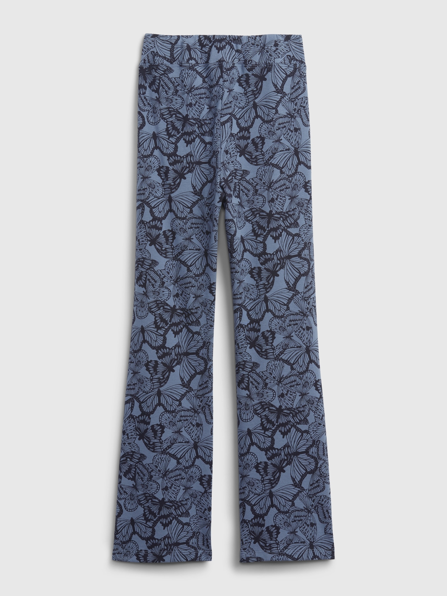 Cotton Rich Ribbed Floral Flared Legging (2-8 Years)