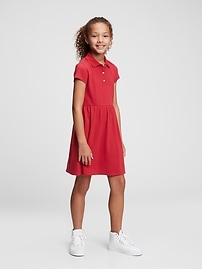 Kids Uniform Polo Dress Gap