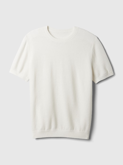 Image number 4 showing, Linen-Blend Textured Sweater Shirt