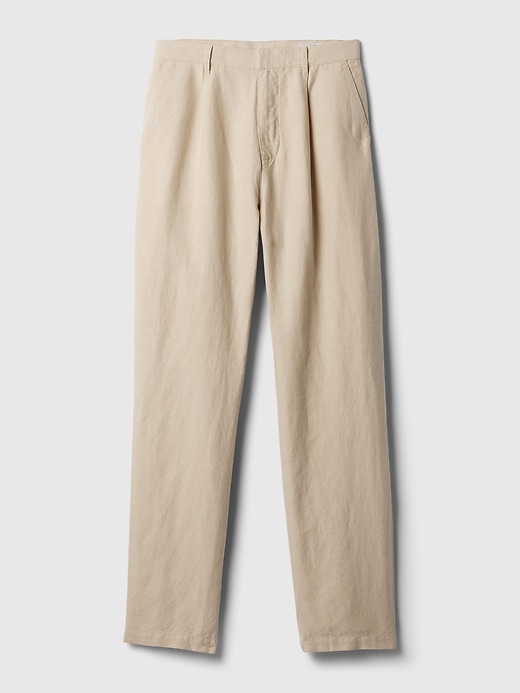 Image number 5 showing, Linen-Cotton Pleated Trousers