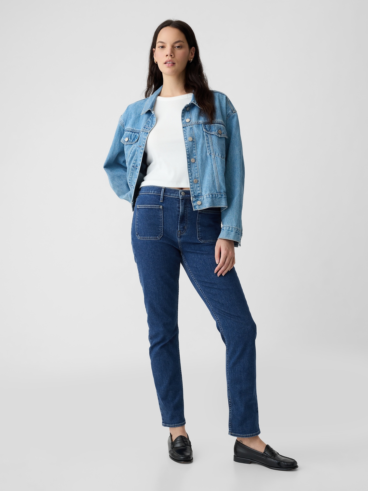 Mid Rise Vintage Slim Jeans | Gap