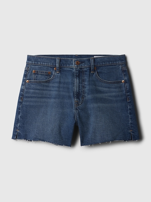 Image number 7 showing, 4" High Rise Girlfriend Denim Shorts