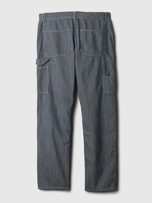 Image number 6 showing, Double-Knee Railroad Striped Carpenter Jeans