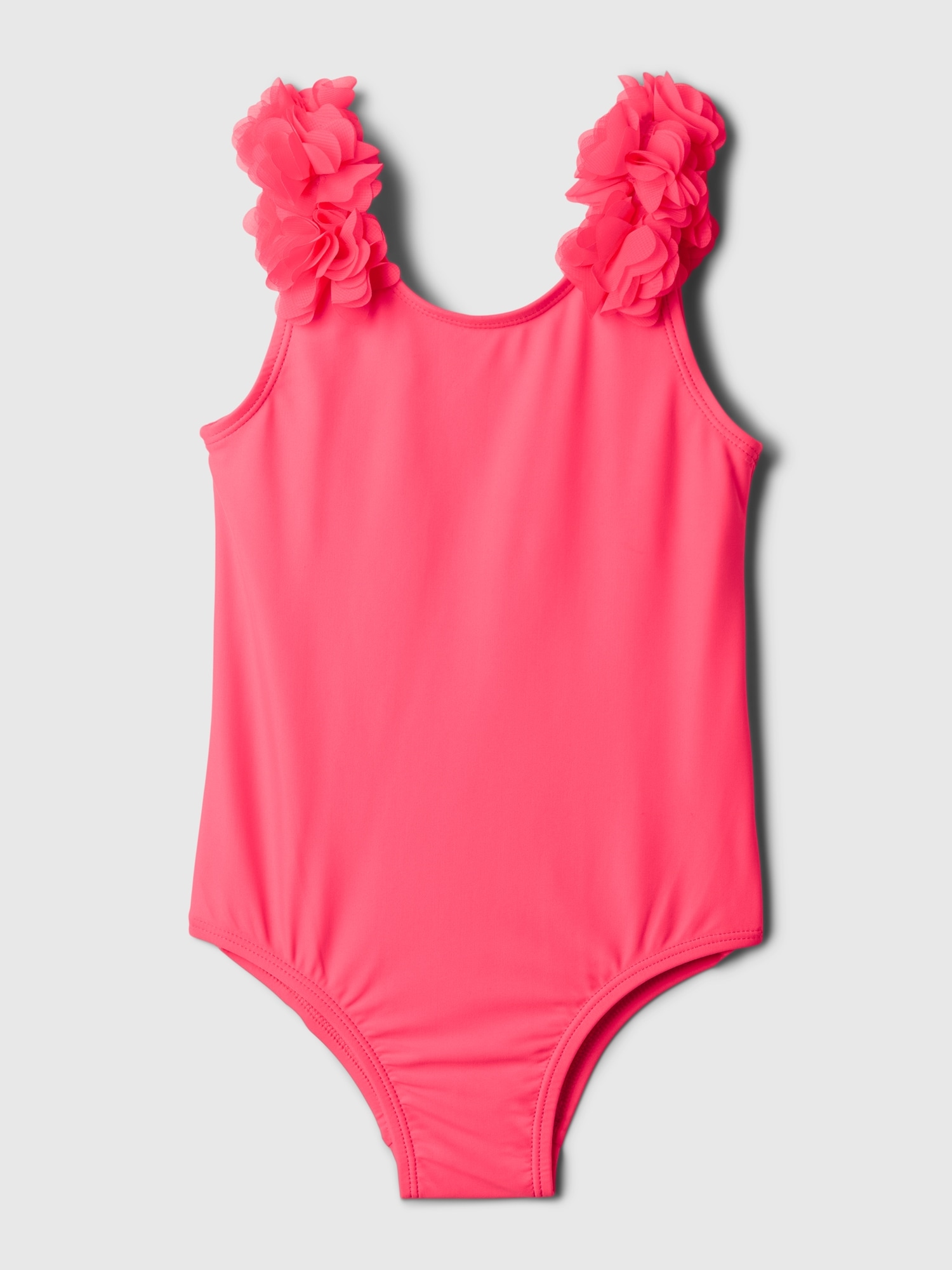 Shop Gap Baby One-piece Flutter Swimsuit In Pink Light