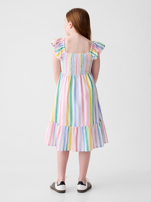 Image number 2 showing, Kids Flutter Print Dress