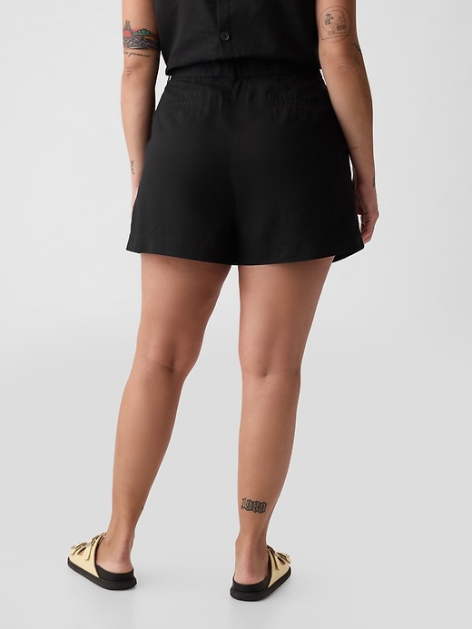 Image number 6 showing, 365 High Rise Linen-Blend Shorts