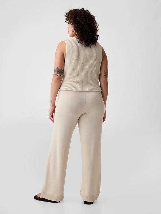 Image number 6 showing, Wide-Leg Sweater Pants