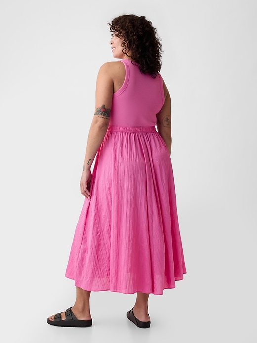 Image number 6 showing, Textured Crinkle Midi Dress