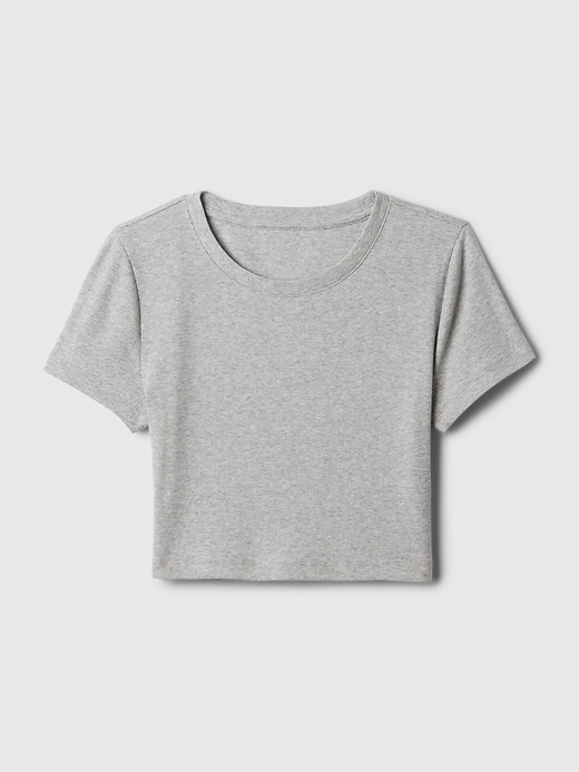 Image number 5 showing, Modern Rib Ultra-Cropped T-Shirt
