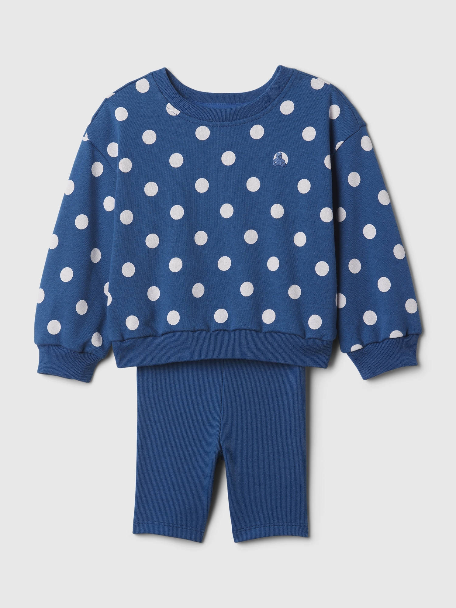 Gap Baby Two-piece Outfit Set In Polka Dots