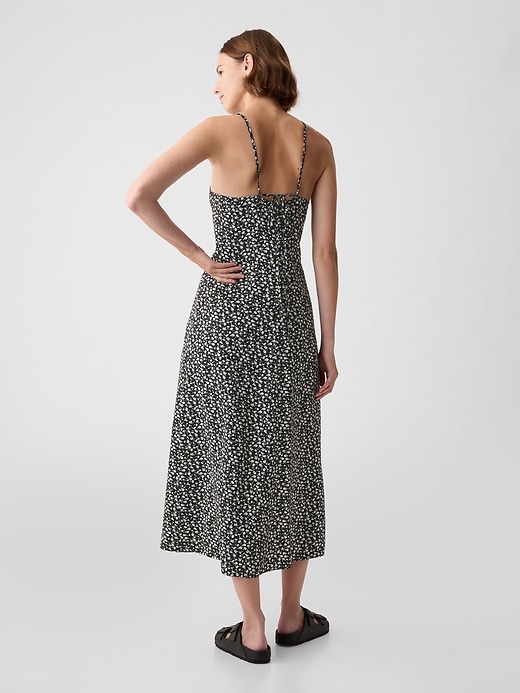 Image number 2 showing, Ruched Slip Midi Dress