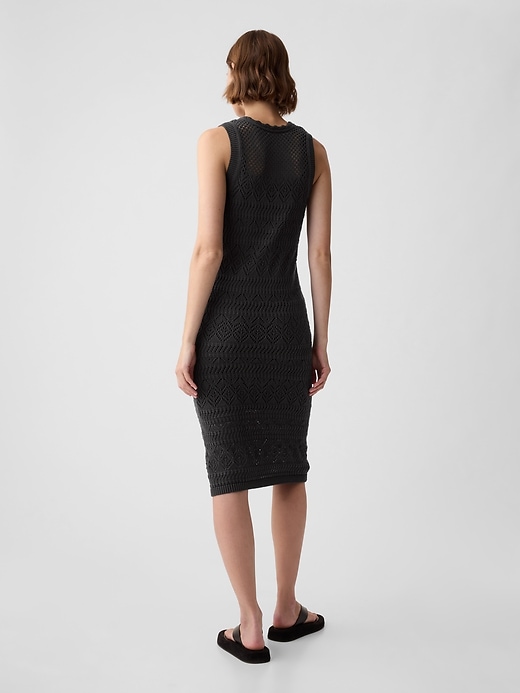 Image number 2 showing, Crochet Midi Dress