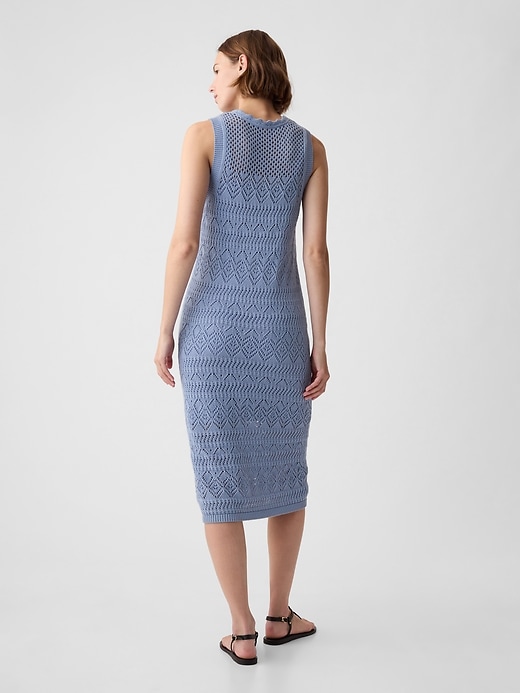 Image number 2 showing, Crochet Midi Dress