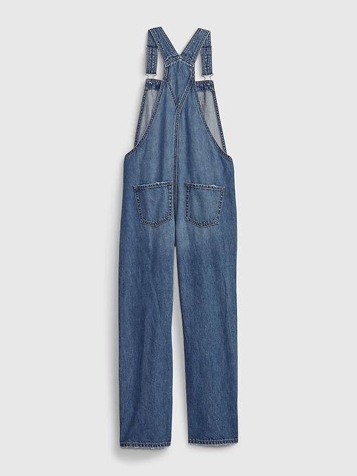 Jasmine Relaxed Short Dungarees | Light Authentic Blue | hush