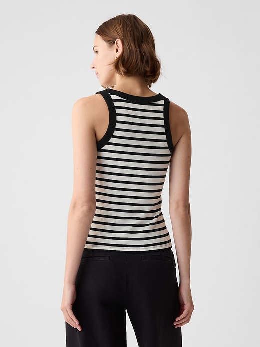 Image number 2 showing, Modern Rib Halter Tank Top