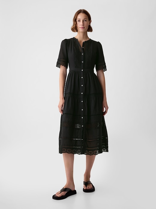 Image number 1 showing, Lace Midi Dress
