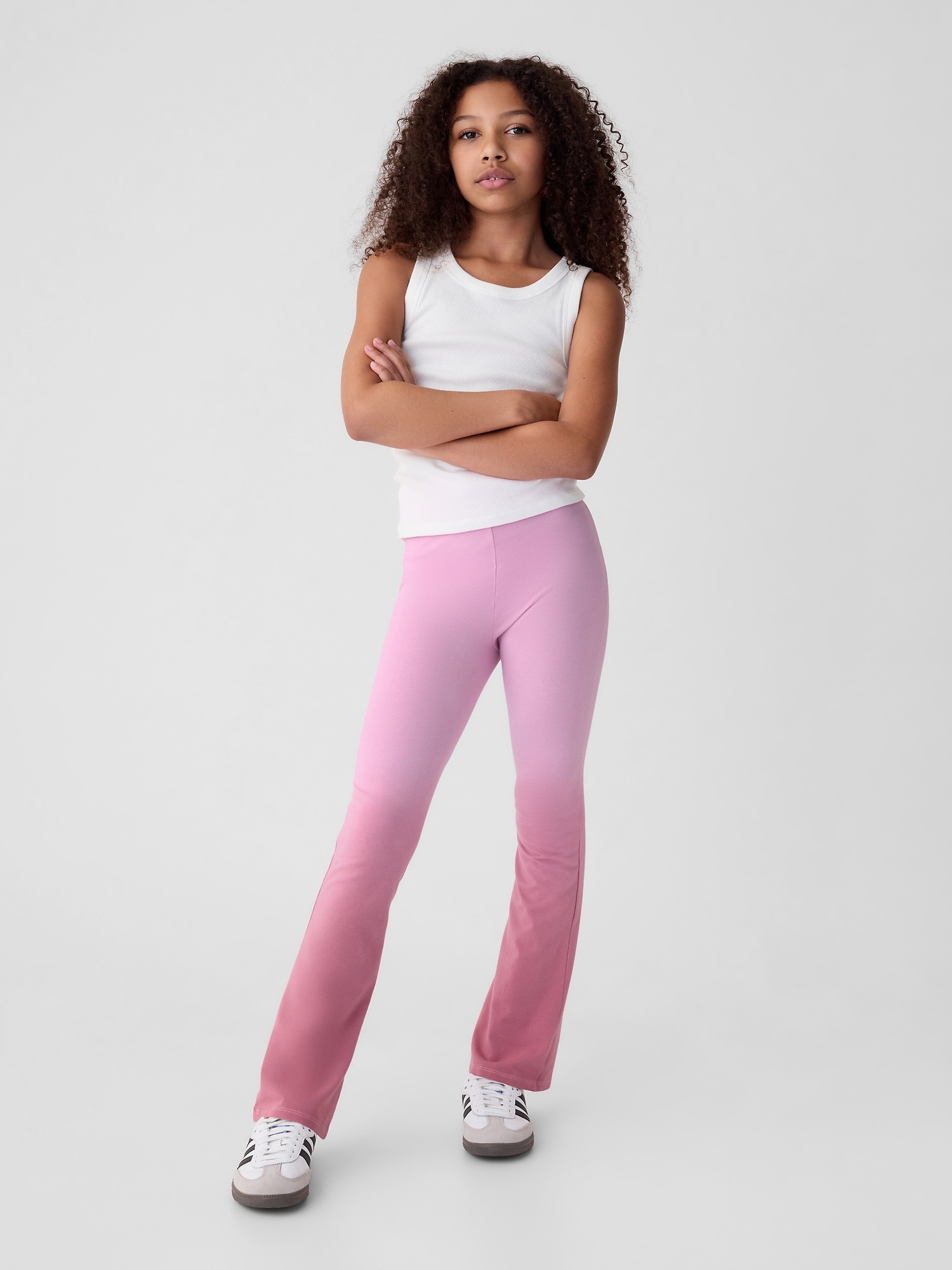 GapFit Kids Recycled Crossover Capri Leggings