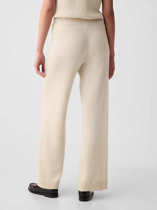 Image number 2 showing, Wide-Leg Sweater Pants
