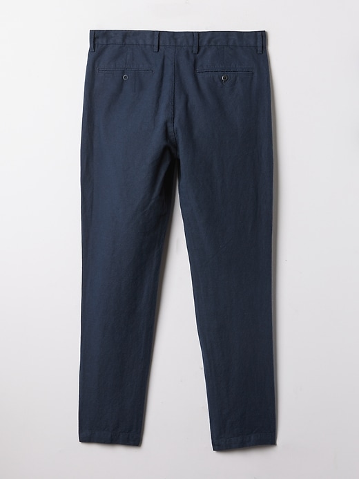 Image number 6 showing, Linen-Cotton Trousers in Slim Fit
