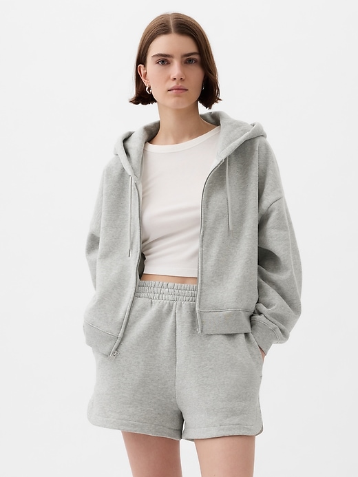 Image number 1 showing, VintageSoft Cropped Hoodie