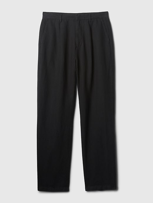 Image number 5 showing, Linen-Cotton Pleated Trousers