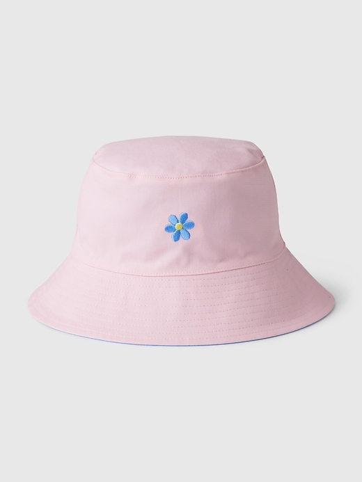 Image number 3 showing, Kids Organic Cotton Reversible Bucket Hat